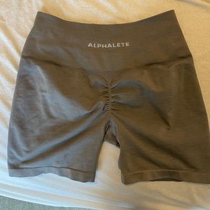 Gray alphalete shorts